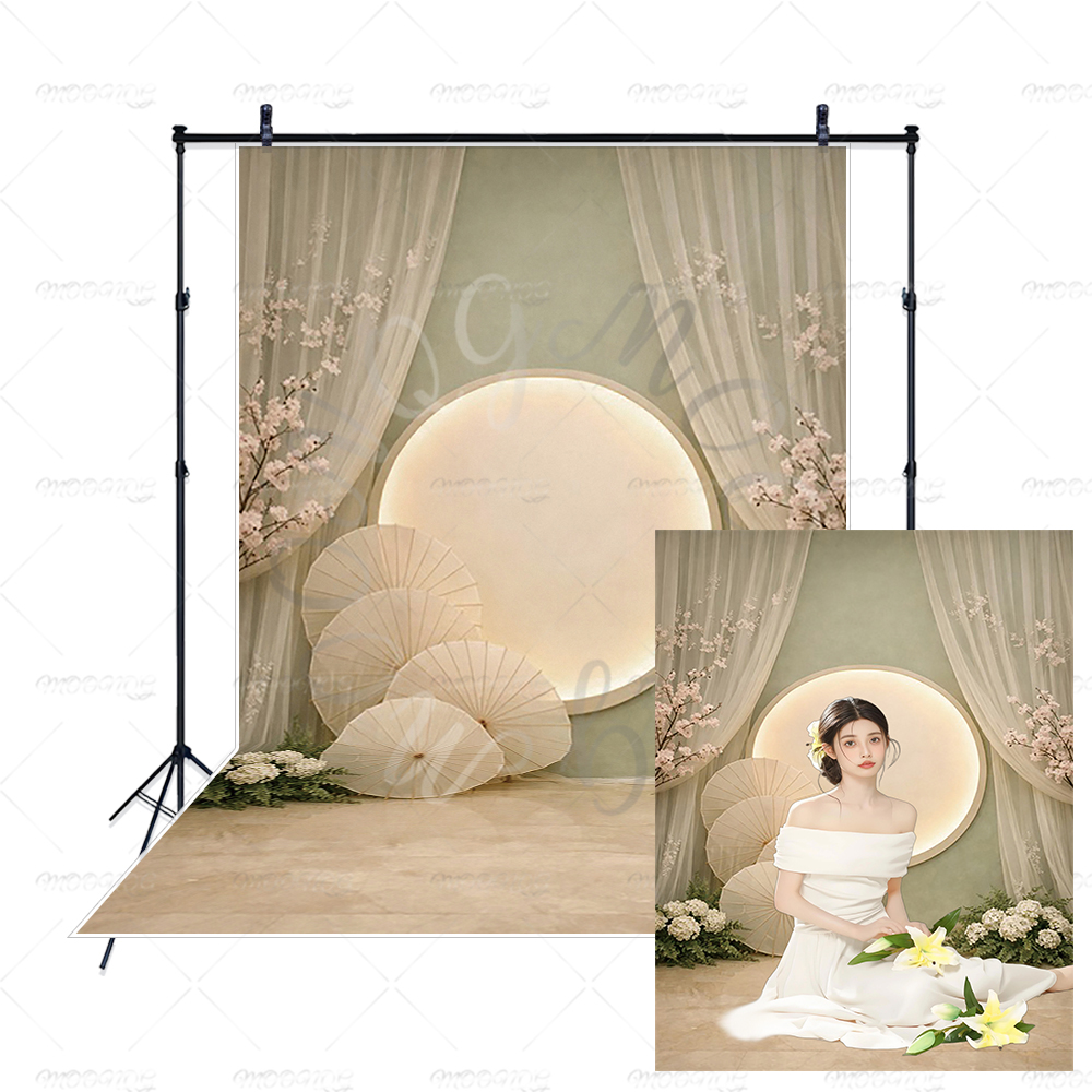 Photography Umbrella Light - New ChineseStyle Photography Backdrop Umbrella Soft