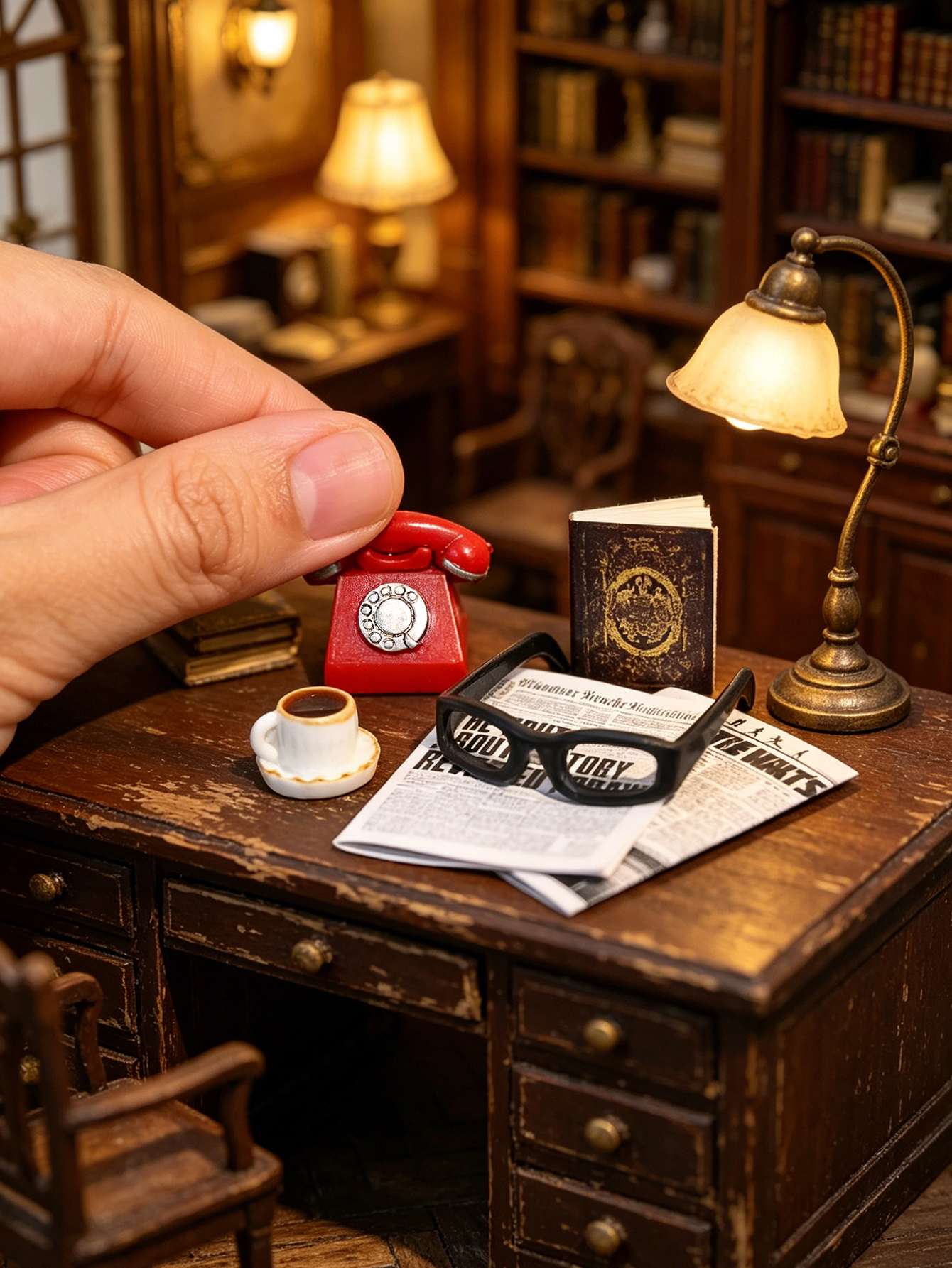 Photography Model - A Miniature Vintage Desktop Ornament, Miniature