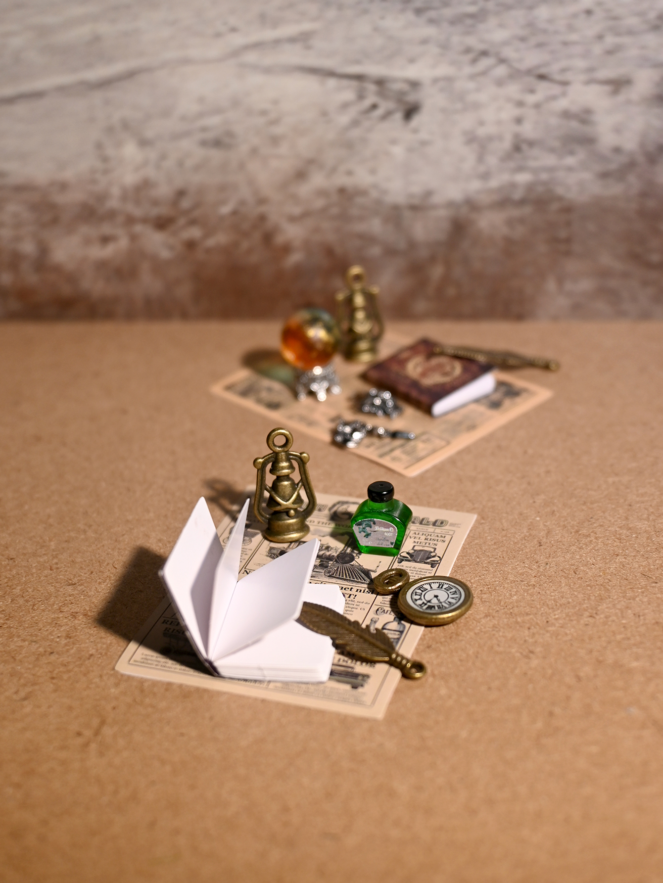 Photography Model - Miniature Replica Magic Vintage Book Set,
