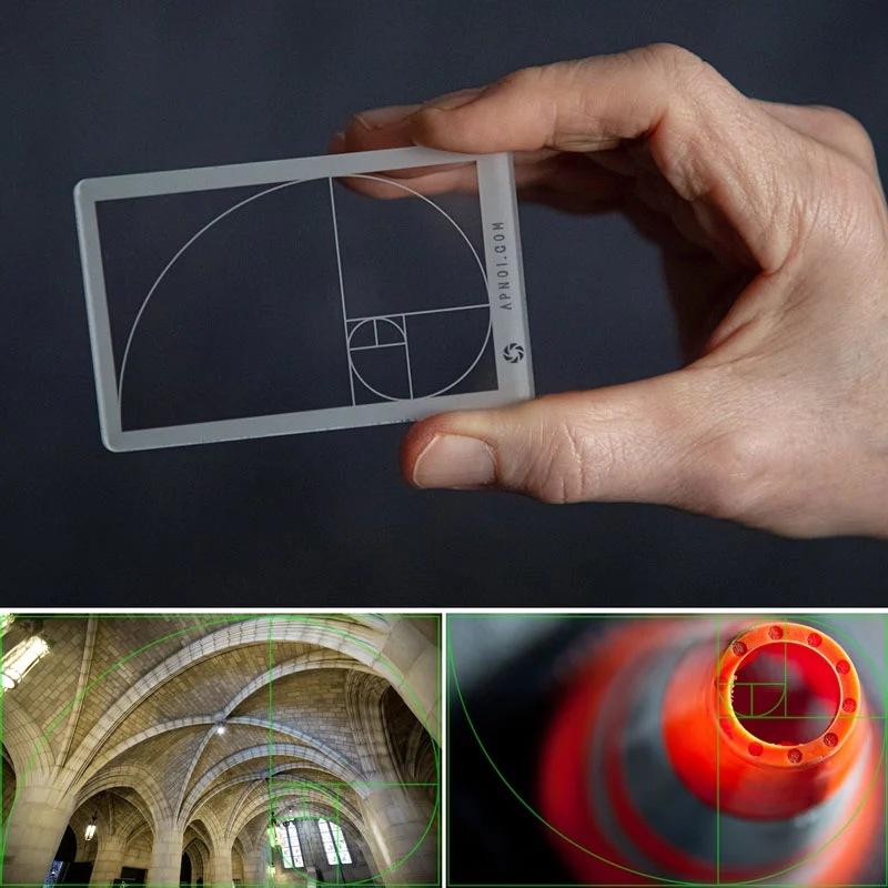 Photography Golden Ratio - 1/3Pcs Fibonacci Golden Ratio Viewfinder Photo