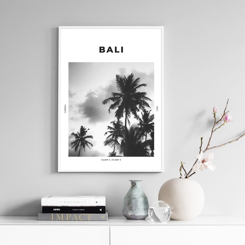 Bali Travel Print Black White  - đánh giá và giá Photography Bali