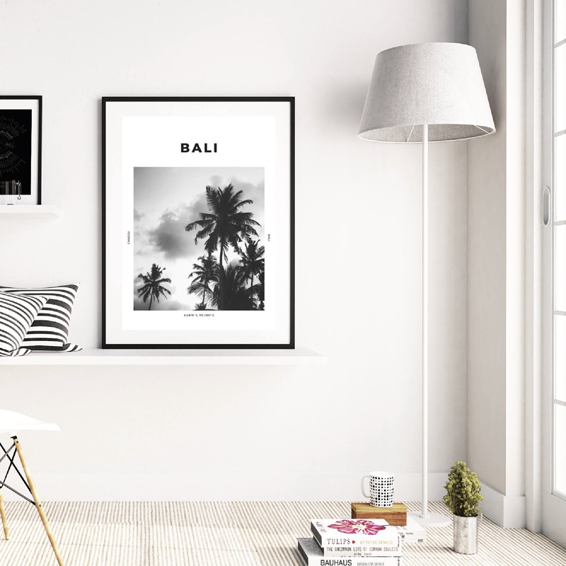 Bali Travel Print Black White  - đánh giá và giá Photography Bali