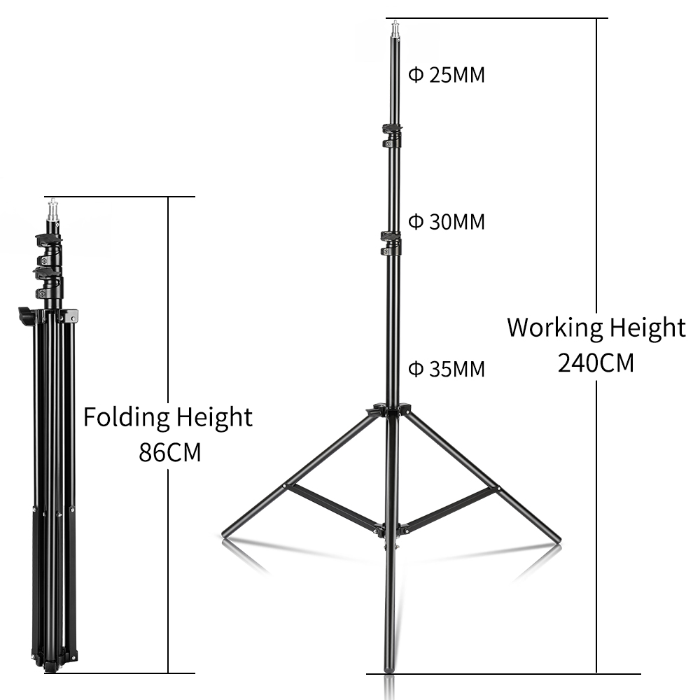 240CM/7.9FT 1/4 Screw Photogra - đánh giá và giá Photography Umbrella Light