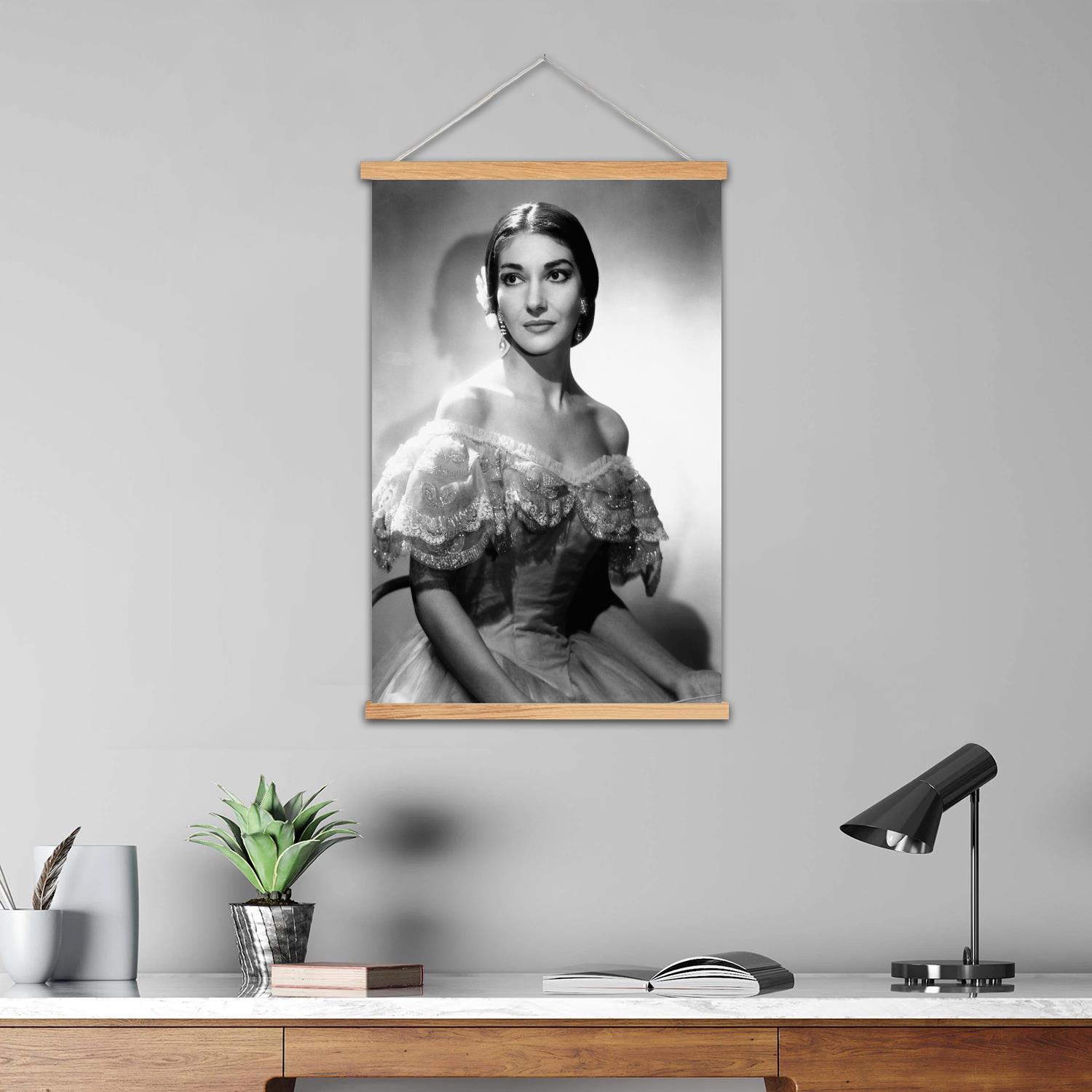 Maria Callas Framed Wall Paint - đánh giá và giá Photography Pose