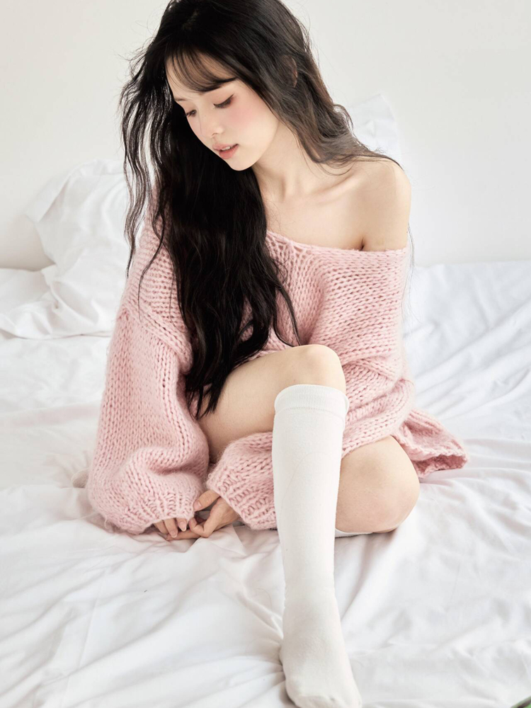 2026 New Lazy Girl Style Knitw - đánh giá và giá Photography Model