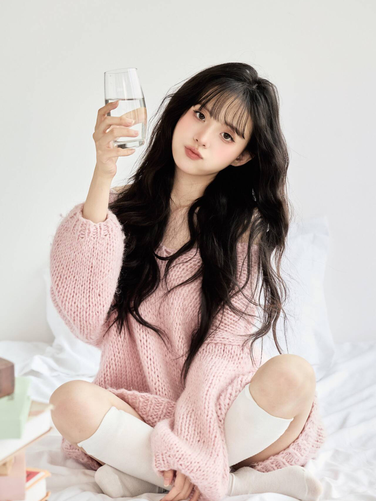 2026 New Lazy Girl Style Knitw - đánh giá và giá Photography Model