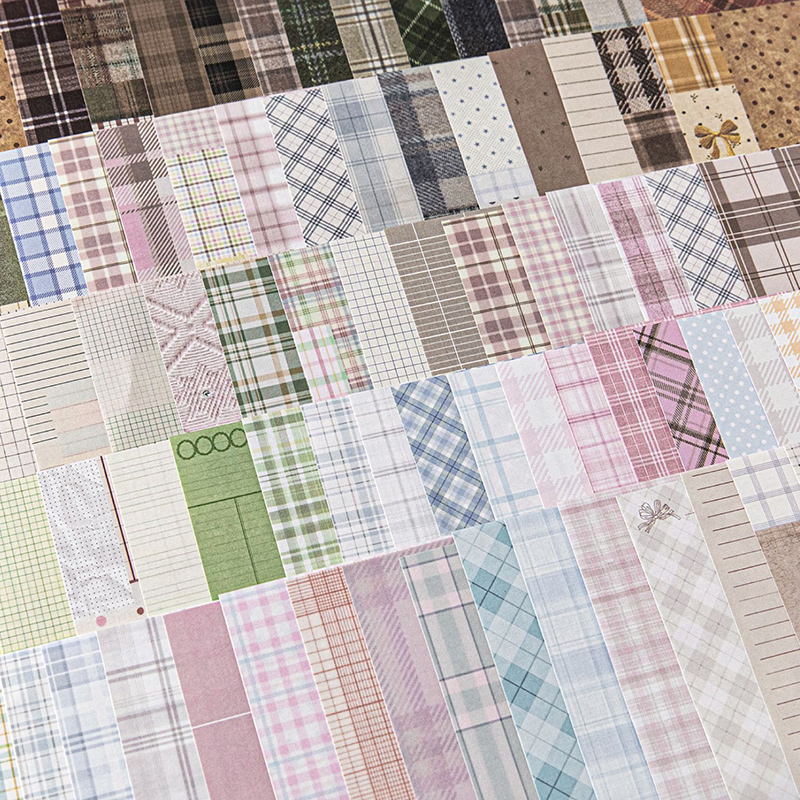 50pcs Creative Plaid Decor Scr - đánh giá và giá Photography Journal