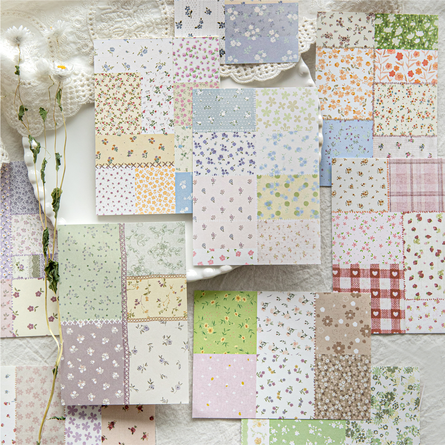 50pcs creative splice pattern  - đánh giá và giá Photography Journal