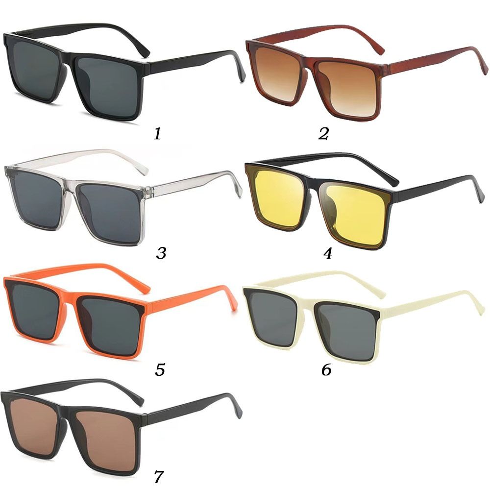 Simple Square Frame Sunglasses - đánh giá và giá Photography Basic