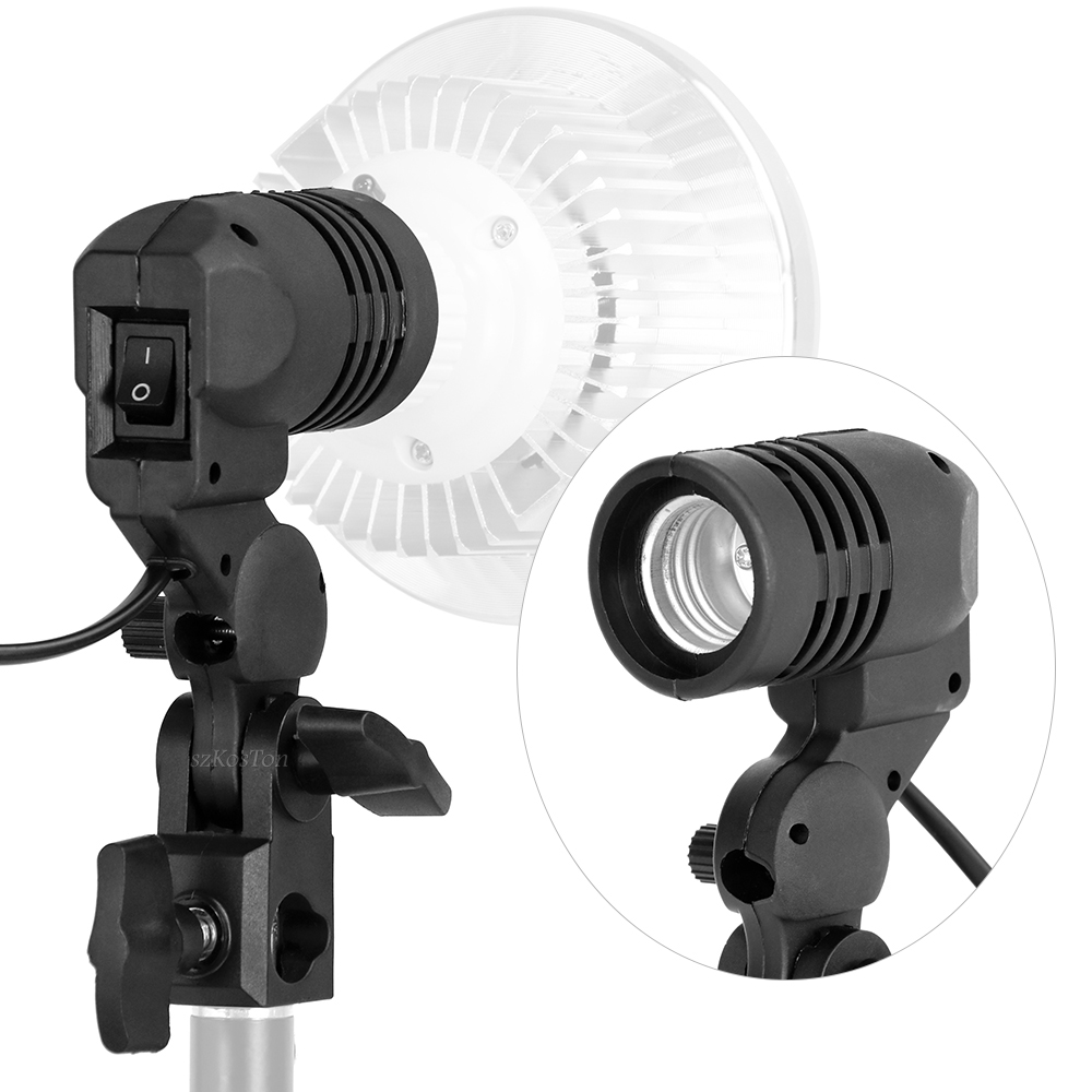 Single Head Bulb Holder E27 So - đánh giá và giá Photography Umbrella Light