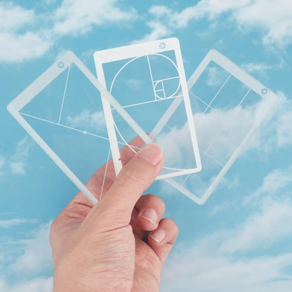 3pcs Golden Ratio View Finder  - đánh giá và giá Photography Golden Ratio