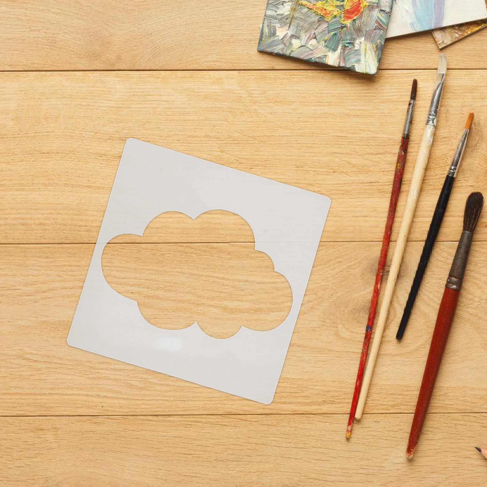 8Pcs Plastic Cloud Stencil Tem - đánh giá và giá Photography Model