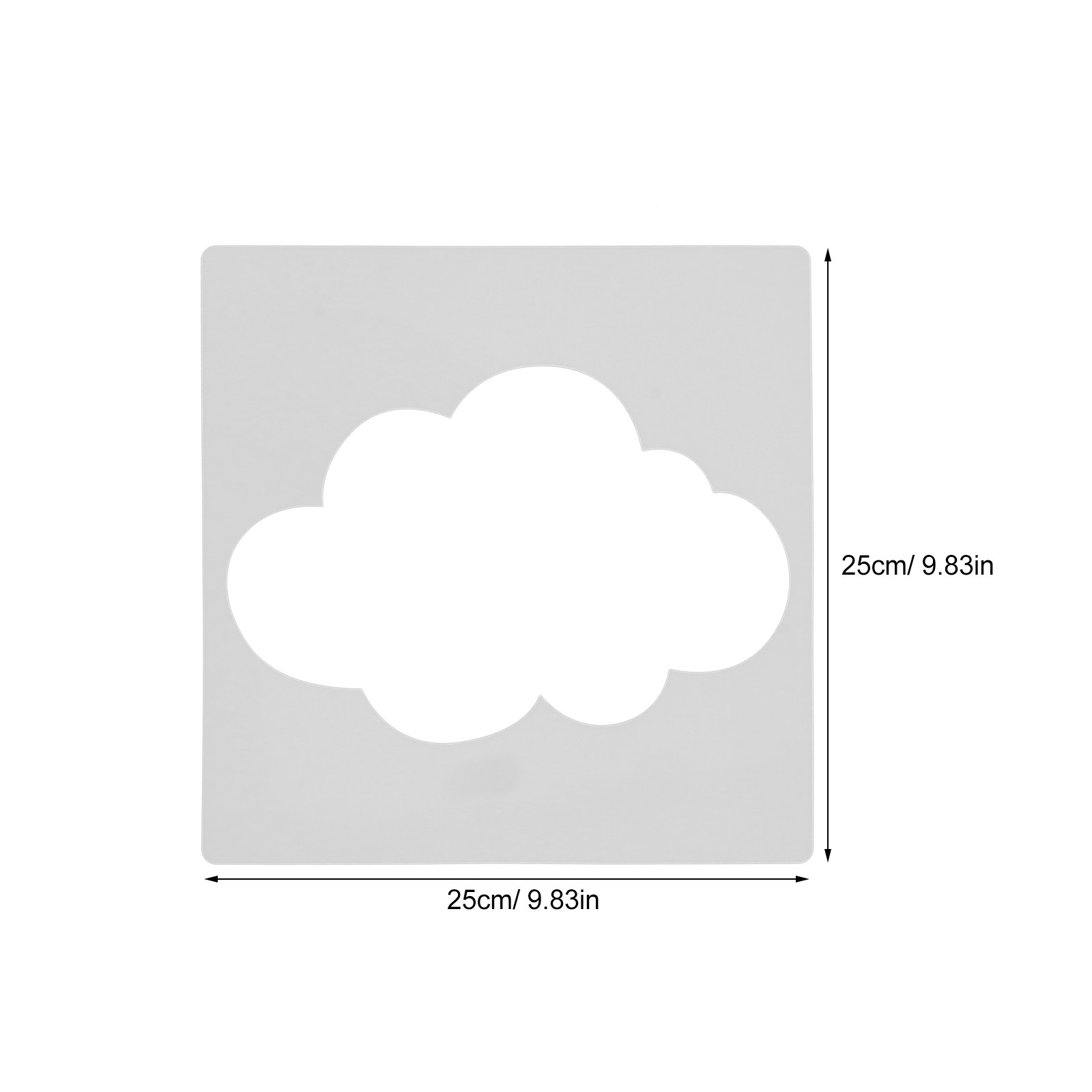 8Pcs Plastic Cloud Stencil Tem - đánh giá và giá Photography Model