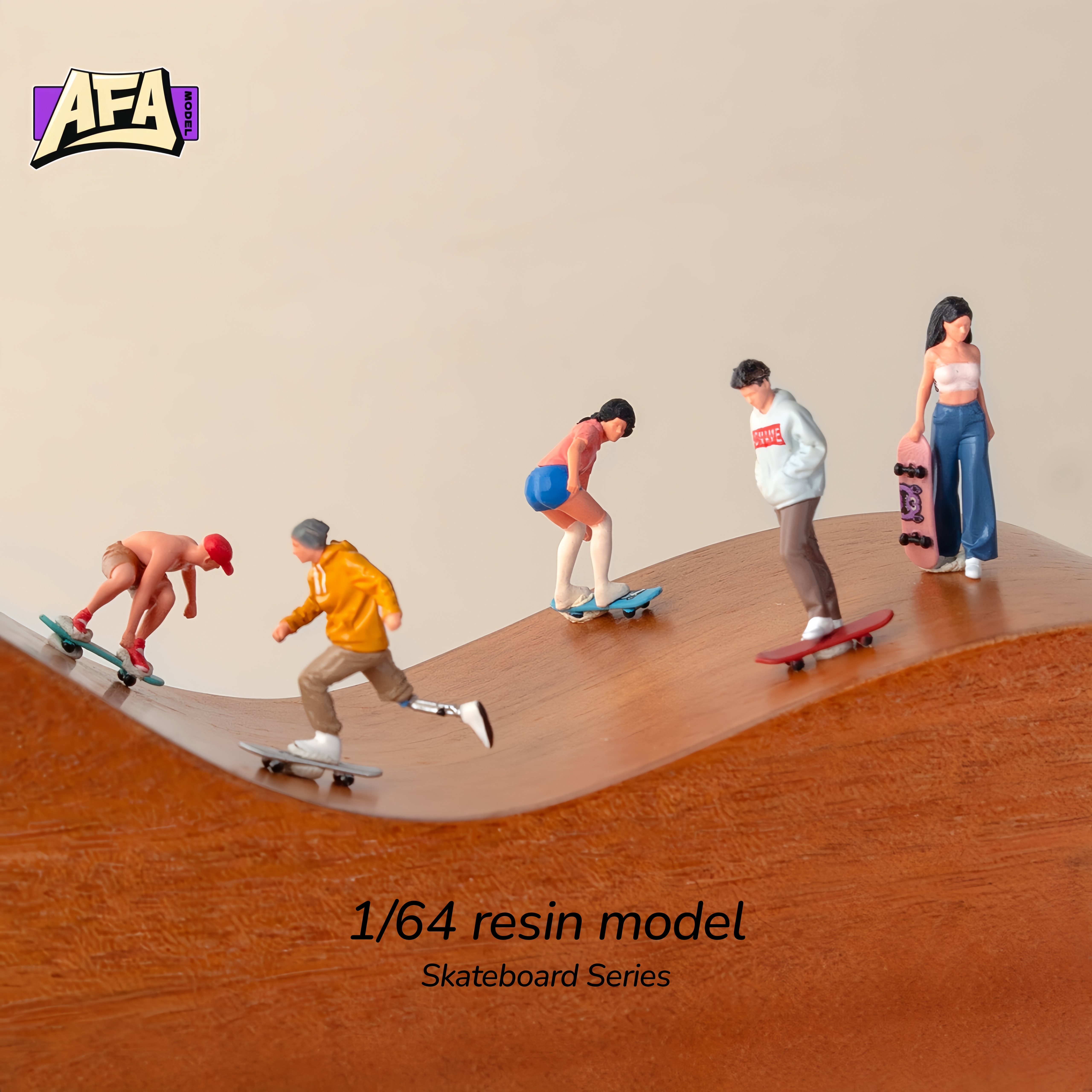 1 64 resin diorama skate Minia - đánh giá và giá Photography Model