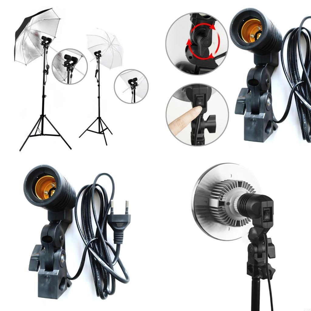  E27 Light Socket Mount with B - đánh giá và giá Photography Umbrella Light