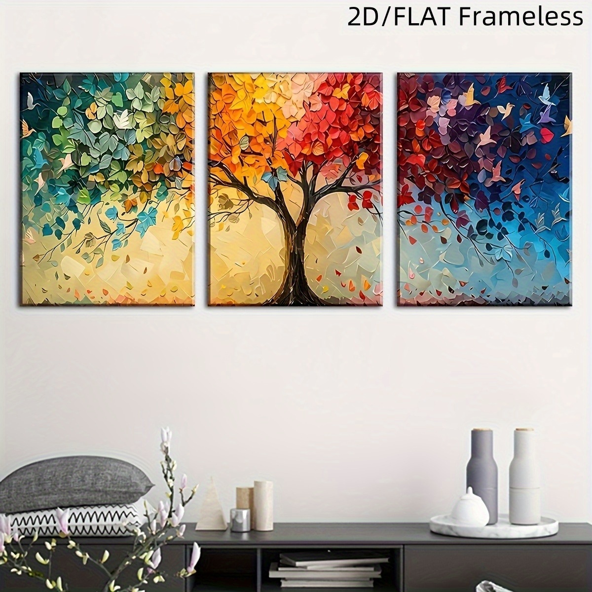 3pcs/Set Colorful Abstract Tre - đánh giá và giá Photography Pose