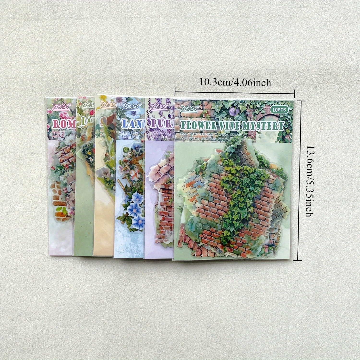 10pcs Plant Flowers Sticker PE - đánh giá và giá Photography Journal