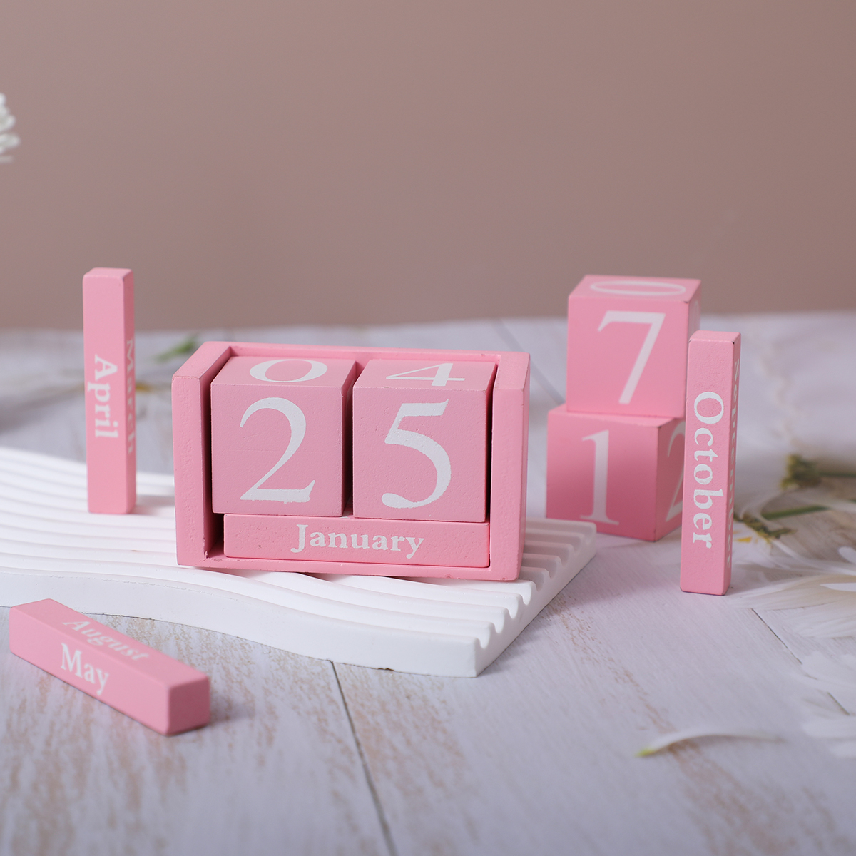 1set（6pcs）Vintage Wooden Perpe - đánh giá và giá Photography Date