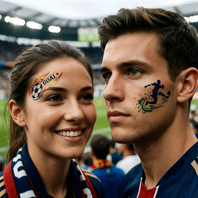 6Pcs Football Stencils for Pai - đánh giá và giá Photography Model