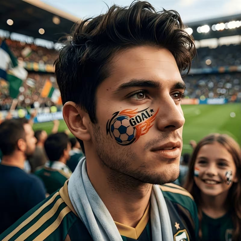 6Pcs Football Stencils for Pai - đánh giá và giá Photography Model