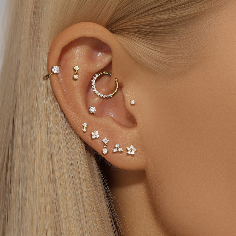 Aide DIY Zircon Pearl Earring  - đánh giá và giá Photography Basic