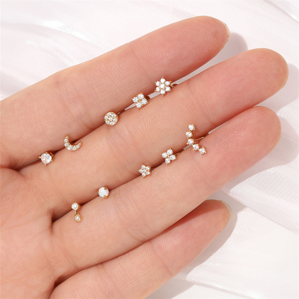 Aide DIY Zircon Pearl Earring  - đánh giá và giá Photography Basic