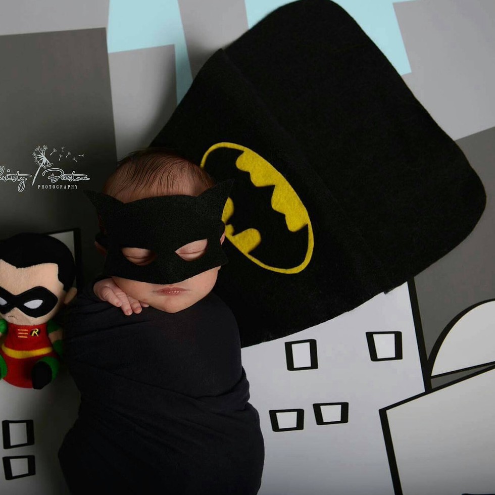 Newborn Baby Batman Cape and W - đánh giá và giá Photography Outfits