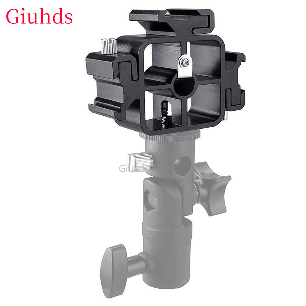 3 Triple Cold Shoe Mount Flash - đánh giá và giá Photography Umbrella Light